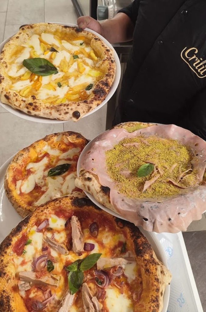 Forno a legna della pizzeria Crilù